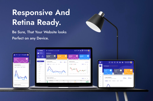 Jiade – Node Js Crypto Trading Admin Dashboard Template